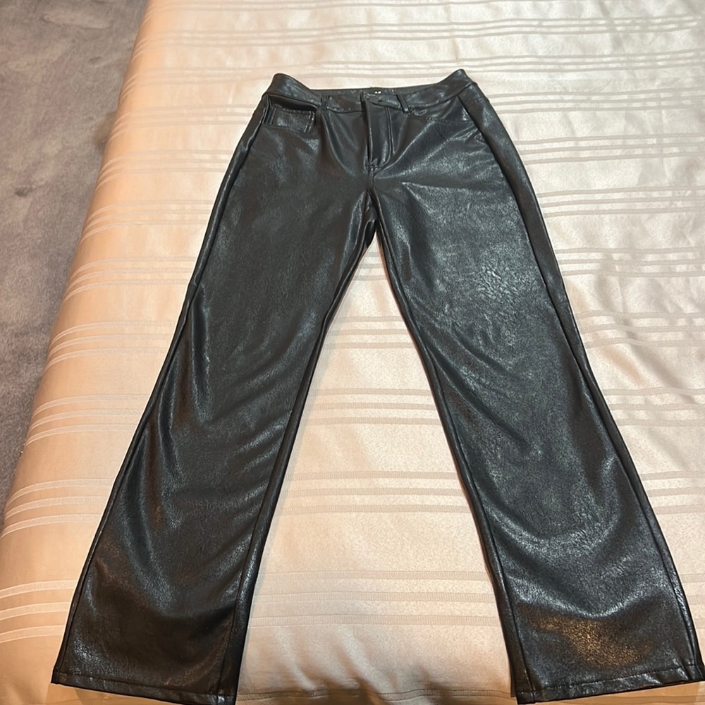 Paige faux leather pants